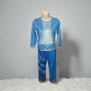 ZIW Girls Blue Costume – Kids Movie Cosplay Outfit, Size 140 (Approx. US Kids 10